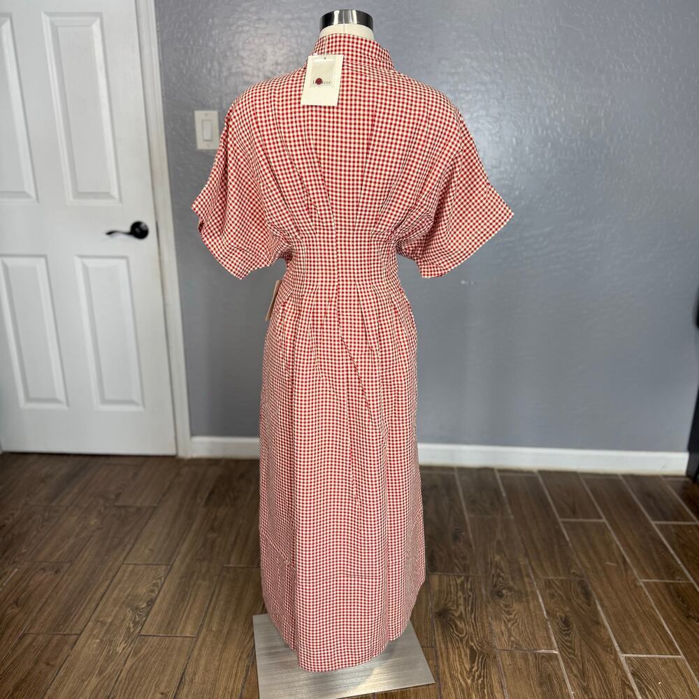 Bohme Collins Maxi Dress in Red, L - Picture 2 of 7